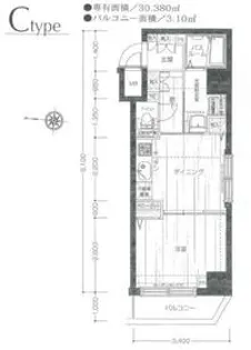 フェニックス方南町弐番館【312号室】の間取り