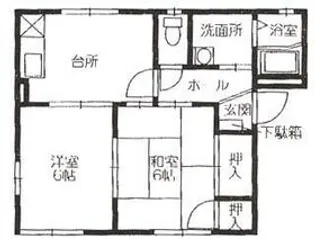 ロイヤルストーン【B-201号室】の間取り