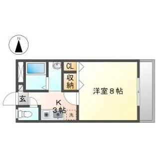 グレートマンションAM【2階】の間取り