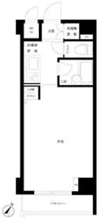 ルーブル目黒【7階】の間取り
