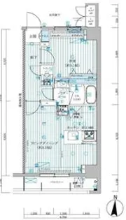 メインステージ菊川【7階】の間取り