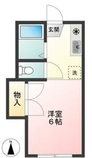 モンシャトー【202号室】の間取り