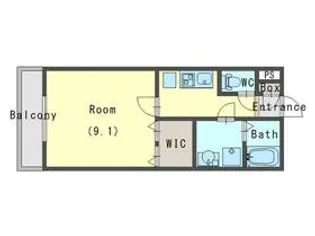 ジーメゾン上尾【2階】の間取り