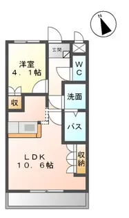 ルミナスガーデン B【1階】の間取り