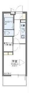 レオパレスカーサ みずほ【404号室】の間取り