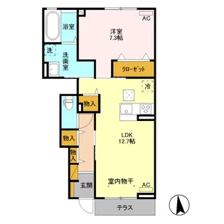 大和 III【1階】の間取り