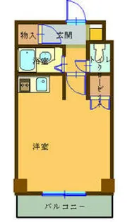 コナビック紺屋町【203号室】の間取り