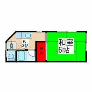 サウンドシティオーダ【2階】の間取り
