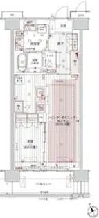 デュオセーヌ千葉ちはら台駅【321号室】の間取り