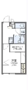 レオパレス井ノ口【206号室】の間取り
