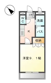 アソシアード18【1階】の間取り