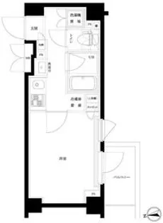 ルーブル東蒲田七番館【1階】の間取り