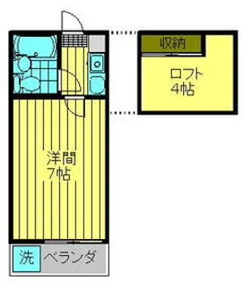 リージェント高松【201号室】の間取り