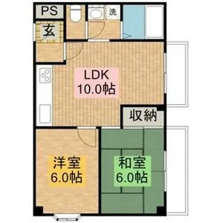 ABCライフ東岸和田【4階】の間取り