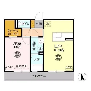 メゾン あい・あこ あい【2階】の間取り