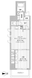 スカイコート中野第2【604号室】の間取り