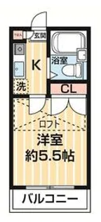 東京都町田市南大谷1丁目【アパート】の間取り