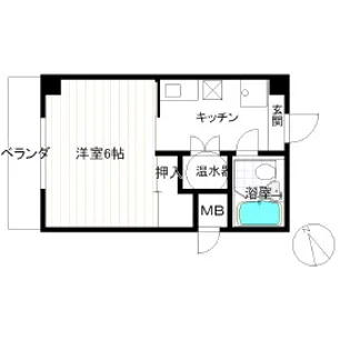 サンハイム・ツルミ【3階】の間取り