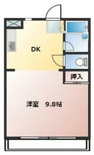 ポポロビル【202号室】の間取り