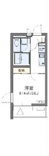 クレイノナカロクフォー【401号室】の間取り
