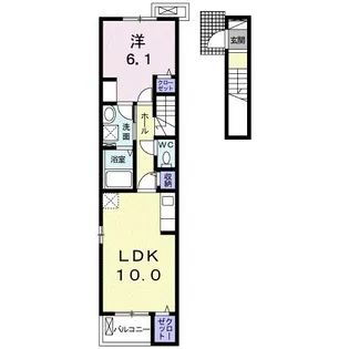 K’s House【2階】の間取り