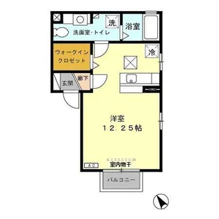 メゾン・ヴェール【1階】の間取り