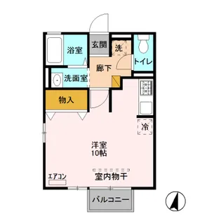 グレープハウス【1階】の間取り