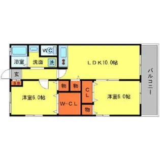 ステップハイツA棟【1階】の間取り