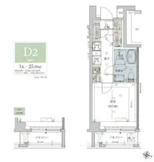 ベルシード志村坂上【5階】の間取り