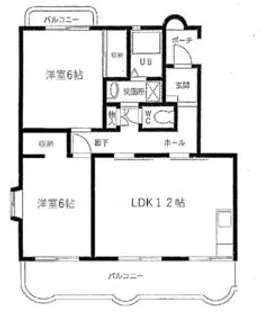 コートビレッジ山手【2階】の間取り