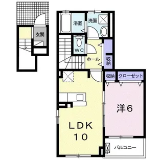 ネオ ブルック【202号室】の間取り