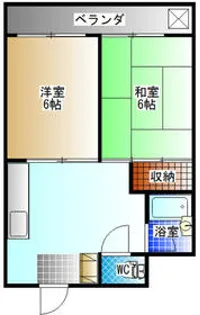 アネックス平井【302号室】の間取り