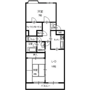 ウィステリア32【3階】の間取り