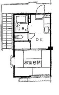 ハイツ堤【2階】の間取り