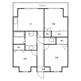 ロイヤルレジデンス【B308号室】の間取り
