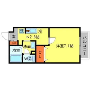 アゼリアコート【106号室】の間取り