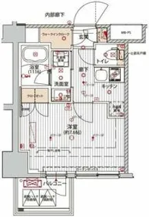 プレシャスハーモニー八王子【10階】の間取り