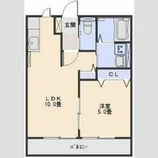 Letoit 07W【1階】の間取り