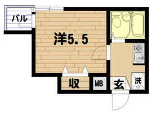 ベルトピア南浦和Ⅲ【411号室】の間取り