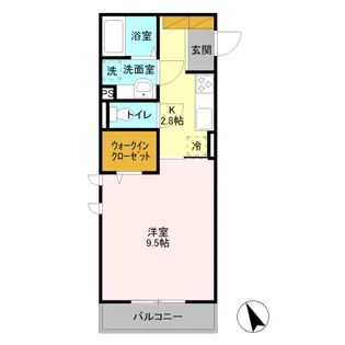 ジュウィール【3階】の間取り