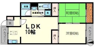 リバーサイド石澄【2階】の間取り