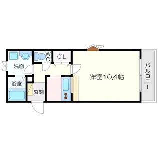 エスターテ箕面【1階】の間取り