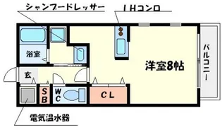 ルビンハイム【1階】の間取り
