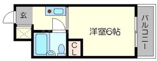 ロイヤルエスペラントオクノ【4階】の間取り