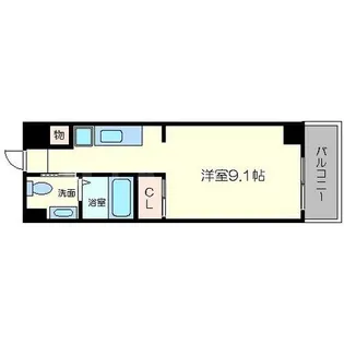 ZERO大淀中【8階】の間取り