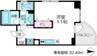 松下善ビル【4階】の間取り
