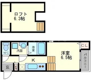 フェアレディ【2階】の間取り