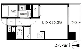 エスポルテ福島【3階】の間取り