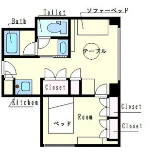 メゾン淀川【8階】の間取り