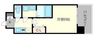レオンコンフォート梅田北【4階】の間取り